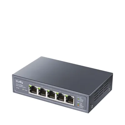 Produktbild von CUDY HS105 5-portowy metalowy przełącznik 2.5G