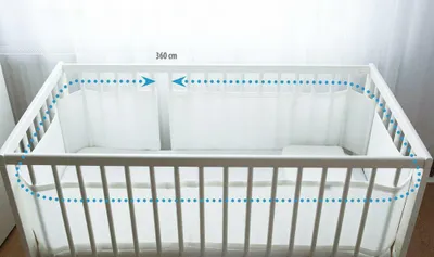 Obrázek produktu pro BabyMatex Bump Air 360 chránič postýlky ecri TDOB360-01