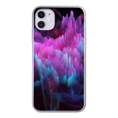 Produktbild von MuchoWow® Handyhülle Schutzhülle Hülle für iPhone 11 Rauch - Farbe - Abstrakt Silikon Softcase Handy Hülle - Handytasche