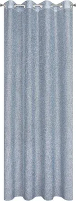 Zdjęcie produktu dla Eurofirany 406573, Przezroczysty, Niebieski, Monochromatyczny, Poliester, Oczko, 68 g/m²