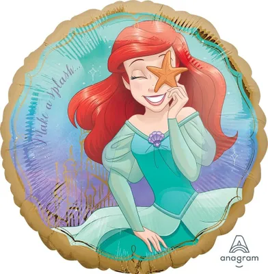 Image de Disney Princess Ballon en plastique Arielle la sirène