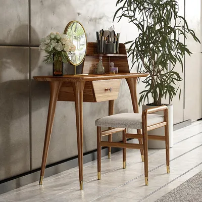 Image de Coiffeuse Coiffeuse Commode de maquillage Cosmétiques Table Tables