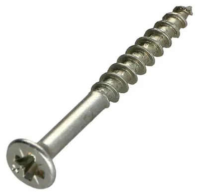 Produktbild von Spanplattenschraube Senkkopf Pozi 3,5X35 Teilgewinde Dichromat