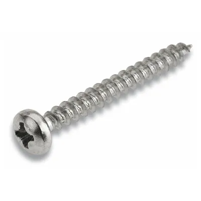 Image de 200 pièces Pozdrive vis à tête bombée 4,0x45 gvz. - Tournevis 4x45 mm 19 0103