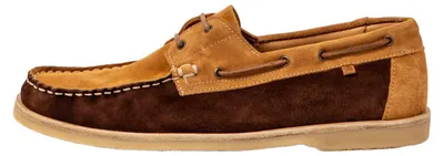 Image de El Naturalista Moccasin pour Homme/Femme N5963 SILK SUEDE CHOCOLATE-TOFFEE/ PLANTAE Multicolore