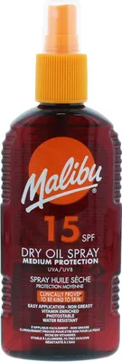 Produktbild von Malibu Dry Oil Spray SPF15 Bronzing Sonnenschutzöl 200ml