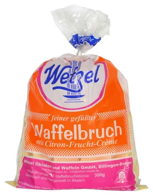 Produktbild von Wetzel Waffelbruch mit Citron-Frucht-Crème 300g