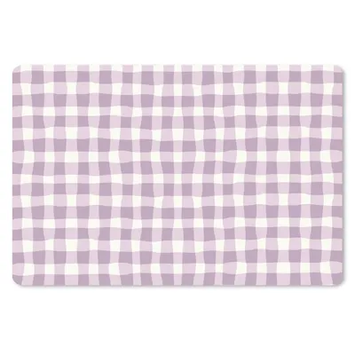 Produktbild von MuchoWow® Schreibtischunterlage Pastell - Lila - Muster 60x40 cm - XXL Mauspad - Großes Mauspad