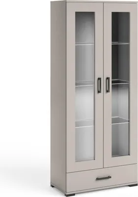 Produktbild von Hohe Vitrine KLENRI - Kaschmir