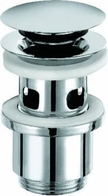 Produktbild von KLUDI PUSH-OPEN Ablaufgarnitur G 1 1/4für Waschtisch ohne Überlauf chrom, 1042605-00