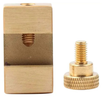 Produktbild von Messwerkzeug aus Messing mit Lokalisierungsblock für die Holzbearbeitung