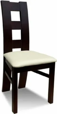 Obrázek produktu pro Jídelní židle z masivu Designové kožené židle Jídelní židle K42