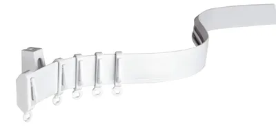 Zdjęcie produktu dla Szyna do zasłon Flexline - 350 cm - Tworzywo sztuczne - Biały