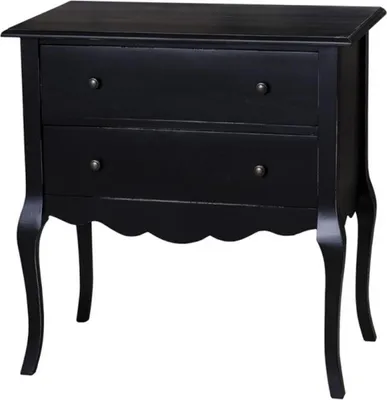 Image de Casa Padrino Commode baroque avec 2 tiroirs 80 cm - Art Nouveau Meubles de style rustique