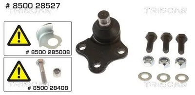 Produktbild von TRISCAN Traggelenk für CITROËN Berlingo / Berlingo First (MF, GJK, GFK) 8500 28527