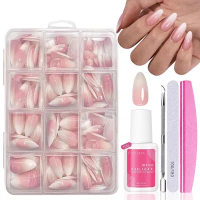 Produktbild von Omgoods – Set mit 240 Kunstnägeln für Nageldesign