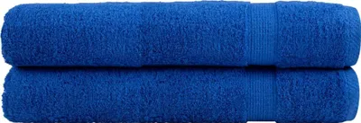 Zdjęcie produktu dla vidaXL Premium Ręczniki do sauny SOLUND, 2 szt., niebieskie, 80x200 cm, 600 g/m²