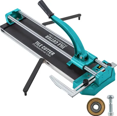 Produktbild von VEVOR Fliesenschneider 800mm Doppelschienen Halterungen Manueller Fliesenschneider 3/5 in Kappe mit Präzisionslaser Manuelle Fliesenschneider-Werkzeuge