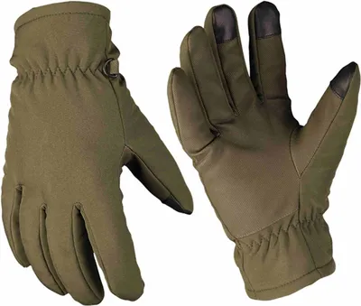 Produktbild von Mil-Tec Softshell Thinsulate™ Handschuhe, oliv
