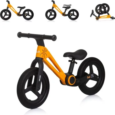 Obrázok produktu pre Chipolino balančný bicykel Fold X 12-palcový výškovo nastaviteľný skladací od 2 rokov oranžový