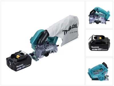 Obrázok produktu pre Akumulátorová diamantová fréza Makita DCC 500 T1 18 V 125 mm bez kefiek + 1x akumulátor 5,0 Ah - bez nabíjačky