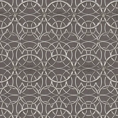 Immagine prodotto di Carta da parati in lana ornamentale Profhome 370495-GU liscia lucida grigio argento 7,035 m2