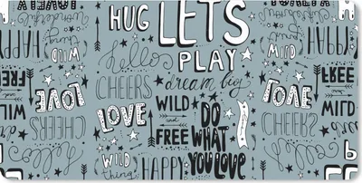 Produktbild von MuchoWow® Schreibtischunterlage Zitate - Baby - Worte - Sprichwörter - Kinder - Kinder 80x40 cm - XXL Mauspad - Gaming Mauspad
