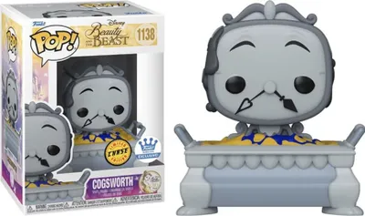 Obrázek produktu pro Disney: Kráska a zvíře – Cogsworth 1138 Exclusive – vinylová figurka Funko Pop!