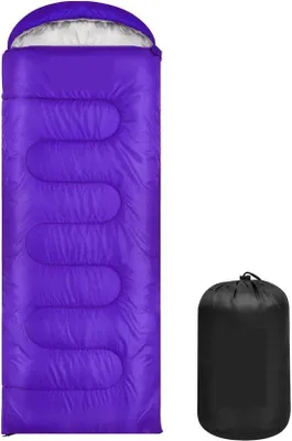 Produktbild von Famanu Schlafsack für Camping - Leichter 3-4 Jahreszeiten Schlafsack mit kompaktem Packmaß für Erwachsene