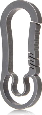 Produktbild von Carabiner Schlüsselanhänger Leicht Titan Hängeschnalle Outdoor - Blau