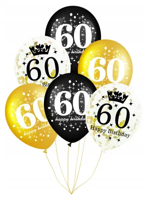 Produktbild von 60. Geburtstag Ballonset 6-tlg.