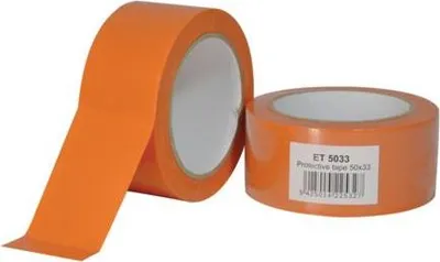 Produktbild von Karton mit 36 Rollen PVC-Klebeband orange Baustellenbereich 50mm x 33m HPX - ET5033