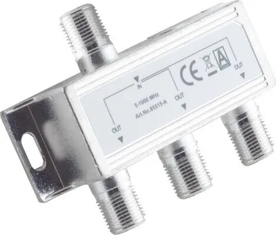 Produktbild von F-Serie; Stammverteiler; 3-fach; 5-1000 MHz, 85 dB