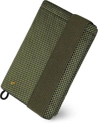 Produktbild von Slim Wallet mit RFID Schutz für Herren & Damen, schlanke Geldbörse mit 12 Kartenfächern, Bargeldfach, Schlüsselhalter, Portemonnaie, Kreditkartenetui