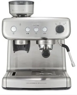 Produktbild von Breville VCF126X Traditionelle Espressomaschine, Integriertes Mahlwerk, Milchaufschäumer
