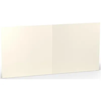 Produktbild von Doppelkarte 15,7x15,7cm Ivory