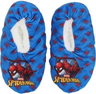Obrázok produktu pre Detské papuče Spiderman Príjemné papuče pre deti 31/32 Modrá