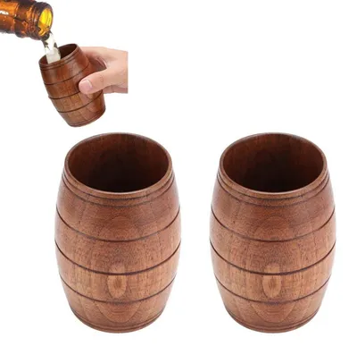 Image de Holz : 2 chopes à bière, matériau Kembat, tasses à café, chope à bière traditionnelle