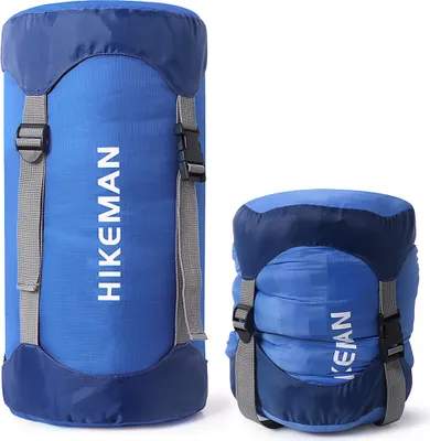 Produktbild von Kompressionssack Schlafsack Stuff Sack Wasserdichter und ultraleichter Outdoor-Aufbewahrungsbeutel Platzsparende Ausruestung fuer Camping Wanderwanderungen (S)