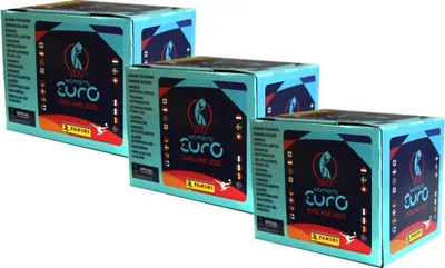 Immagine prodotto di Panini UEFA EURO Femminile 2022 - Figurine collezionabili - 3 espositori (108 bustine)