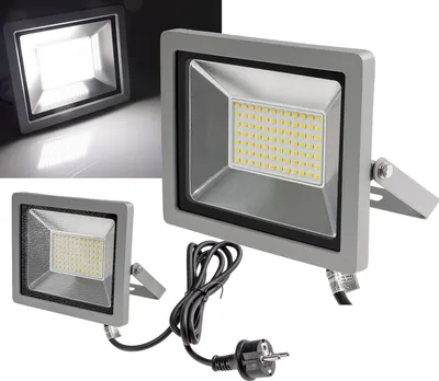 Produktbild von LED-Fluter SlimLine CTF-SLT 30 silber 30W 2960lm 4000K neutralweiß IP44
