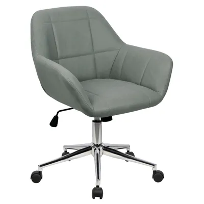 Image de SVITA LILY Chaise de bureau en similicuir Chaise de bureau pivotante Réglable en hauteur