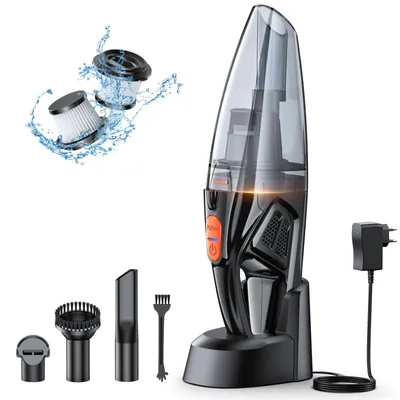 Akku-Handstaubsauger 9 KPA, 0,5 l, 25 Min., LED, 2 HEPA-Filter