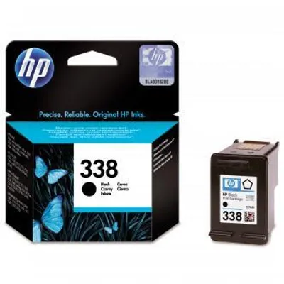 Obrázok produktu pre HP Čierna originálna atramentová kazeta 338, Štandardná výťažnosť, Čierna, Atrament na pigmentovej báze, Atrament na báze farby, 1 kusov, 480 strany