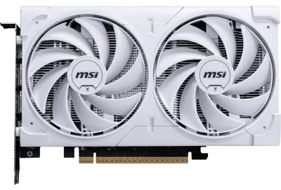 Produktbild von MSI GeForce RTX 5060 8G VENTUS 2X OC WHITE, GeForce RTX 5060, 8 GB, GDDR7, 128 Bit, 7680 x 4320 Pixel, PCI Express x16 5.0