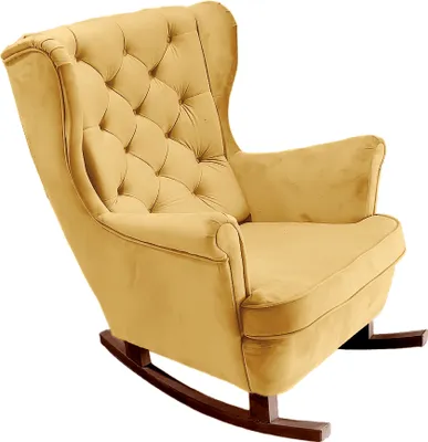 Image de DomoHome Fauteuil de relaxation Fauteuil avec accoudoirs Fauteuil TV Lounge Fauteuil rembourré Fauteuil Couch Fauteuil de salon Fauteuil à oreilles | 102x81x95cm | Or_29822