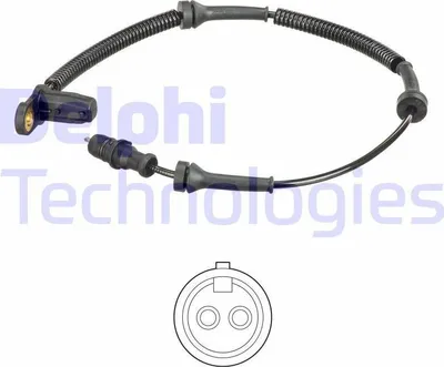 Produktbild von DELPHI ABS Sensor Raddrehzahl für RENAULT MASTER II Kasten (FD) SS20574