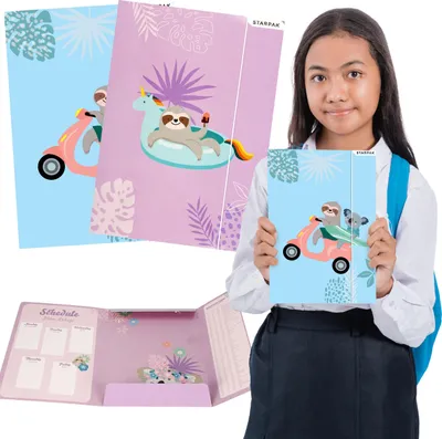 Produktbild von KOALA FAULTIER LAMINIERT Schulmappe mit Gummiband A4 STARPAK