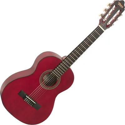 Produktbild von Valencia VC202 Transparent Wine Red 1/2 Konzertgitarre für Kinder