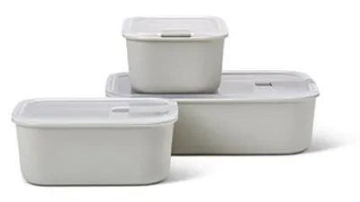 Obrázek produktu pro Mepal set easyclip 3-teilig (2 x 700 ml + 1500 ml) - nordic white 242 x 172 x 148 106181032500